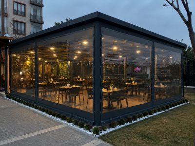 Dış Mekan Şeffaf Kapatma ve Kış Bahçesi